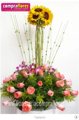 Arreglo Floral Topiario