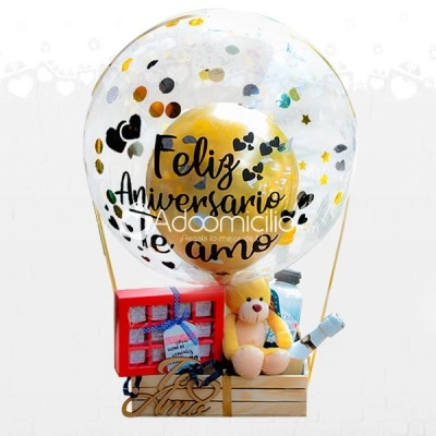 Ancheta Feliz Aniversario Te amo Regalos A Domicilio  En Medellin Pedido Con Dos Días De Anticipación