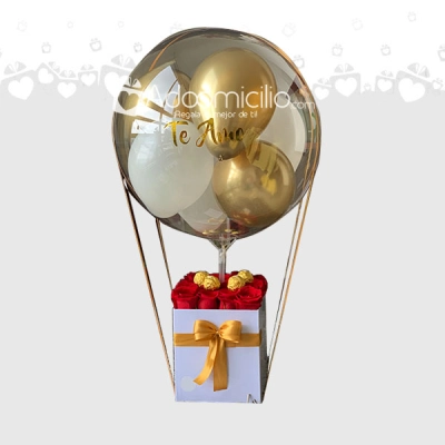 Globo Burbuja Y Rosas Regalos A Domicilio En Armenia Pedido Con Un Dia De Anticipado