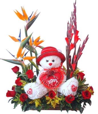 Arreglo Floral Con Peluche A Domicilio En Cali 