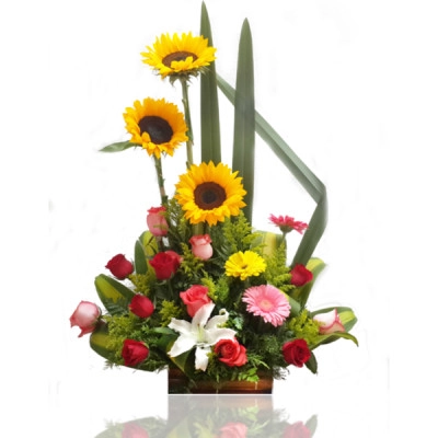 Arreglo Floral Mixto A Domicilio En Cali 