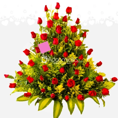 Arreglo Piramide De Rosas A Domicilio En Cali 