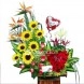 Arreglo Floral Con Globo A Domicilio En Cali 