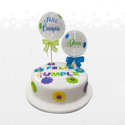 Burbujas Minis Torta De Cumpleaños Sabor Naranja 15 Porciones A Domicilio En Cali Pedido Con 2 Dias De Anticipado