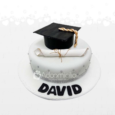 Torta Grado Plateado Sabor Chocolate A Domicilio En Cali 15 Porciones Pedido Con 2 Dias De Anticipado