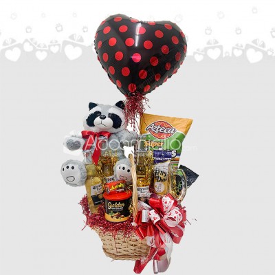 Ancheta Con Peluche Para San Valentín A Domicilio En Cali 