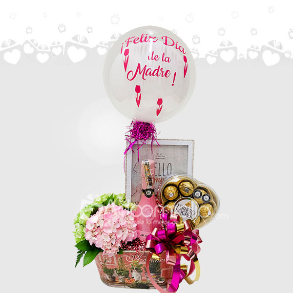 Ancheta Con Flores Y Chocolates Para Mamá A Domicilio En Cali 