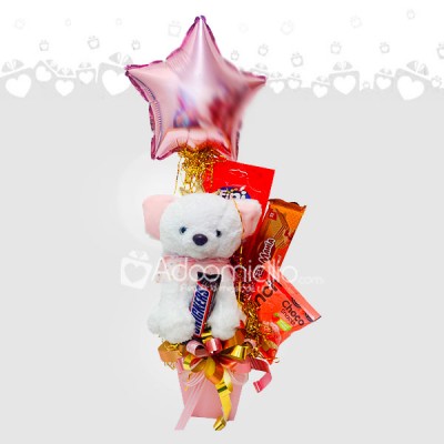 Ancheta Con Peluche Para La Mejor Mamá A Domicilio En Cali 
