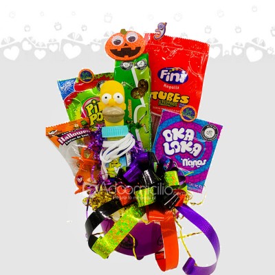 Ancheta De Halloween Con Dulces A Domicilio En Cali 