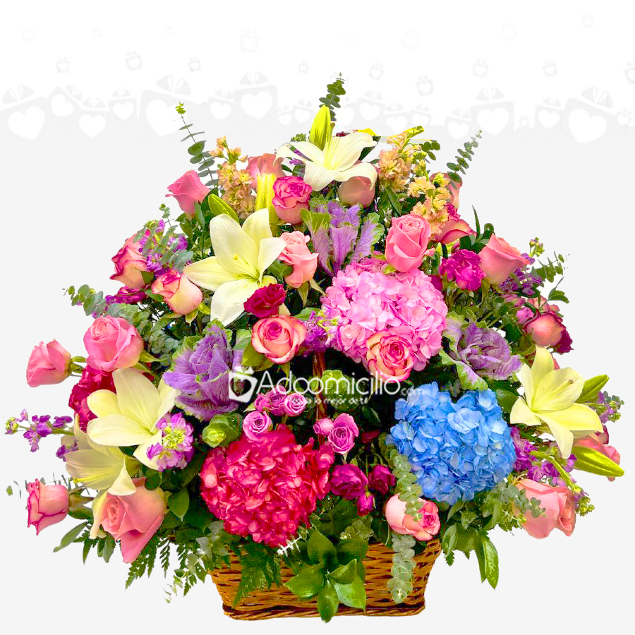 Arreglo Floral Con Hortensias A Domicilio En Cali Pediod Con Dos Días De Anticipación 