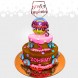 Torta De Cumpleaños Para Niña Con Temática De Bebé Llorón A Domicilio En Cali Pedido Con Dos Días De Anticipación 