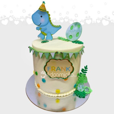 Torta Para Niños Con Temática De Dinosaurio A Domicilio En Cali Pedido Con Dos Días De Anticipación 