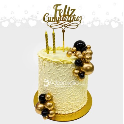 Torta De Cumpleaños Para 20 Porciones A Domicilio En Cali Pedido Con Dos Días De Anticipación 