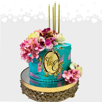 Torta Floral Para Mujer A Domicilio En Cali Pedido Con Dos Días De Anticipación 