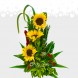 Arreglo Foral Con Girasoles Y Cerveza A Domicilio En Cali Pedido Con Un Día De Anticipación 