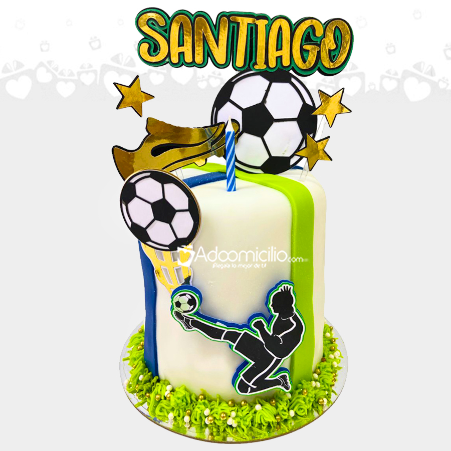 Torta Para Hombre Con Temática De Futbol A Domicilio En Cali Pedido Con 2 Días De Anticipación 