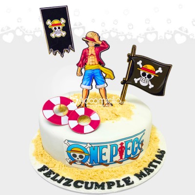 Torta Con Temática De One Piece Para 15 Personas A Domicilio En Cali Pedido Con 2 Días De Anticipación 