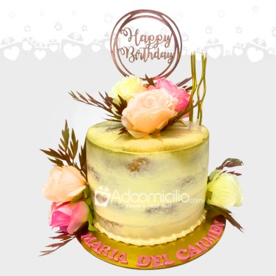 Torta De Cumpleaños Para 30 Personas A Domicilio En Cali Pedido Con 2 Días De Anticipación 