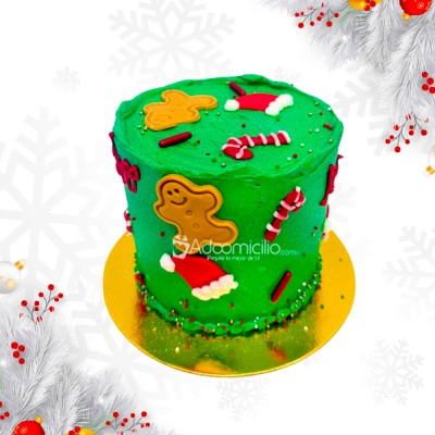 Torta Envinada Para Navidad A Domicilio En Cali Pedido Con Un Dia De Anticipación 