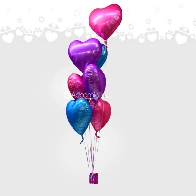 Bouquet De Globos Metalizados En Helio A Domicilio En Cali Pedido Con Un Día De Anticipación 