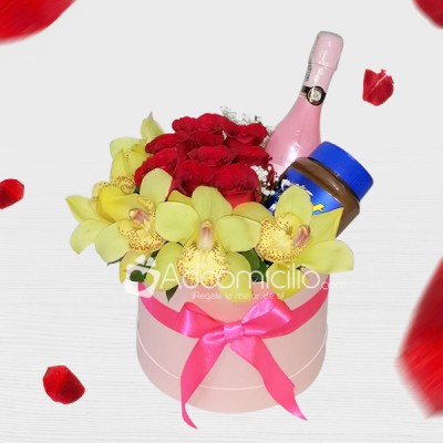 Caja Orquídeas San Valentin Regalos A Domicilio En Medellin