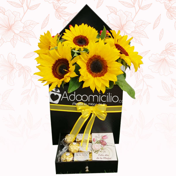  GIFTAGIRL - Regalos de girasol para mujer, bonitos