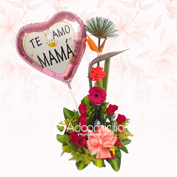 Arreglo Floral Te Amo Mamá En Medellín