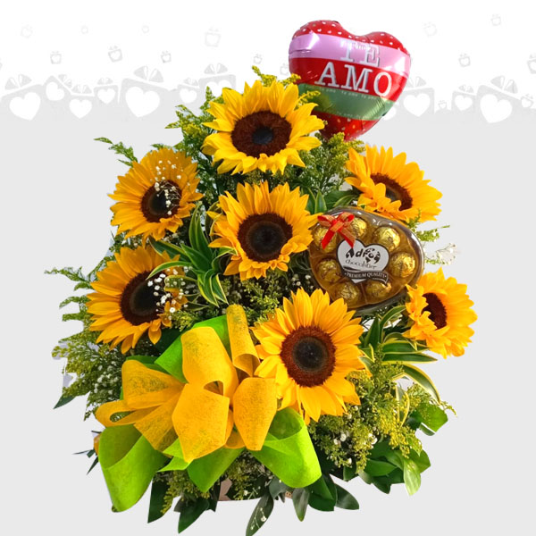 Girasoles que enamoran Regalo de Amor y amistad para mujer