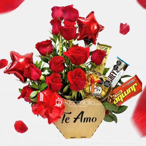 Rosas Y Chocolates Para Amor Y Amistad A Domicilio En Medellín 