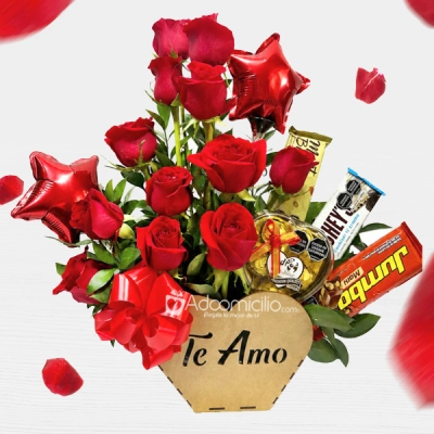 Rosas Y Chocolates Para Amor Y Amistad A Domicilio En Medellín 