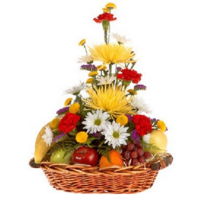 Canasta frutal primavera