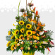 Arreglo Floral Con Anturios Y Girasoles A Domicilio En Cali 