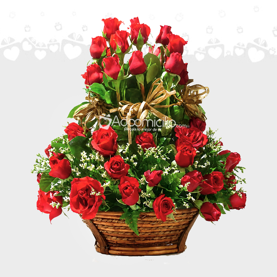 Arreglo Floral En Canasta A Domicilio En Cali 