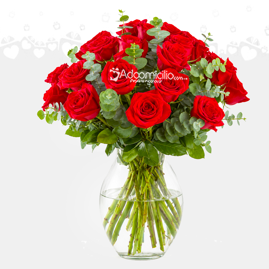 Arreglos Florales Cali Jarron Con 12 Rosas