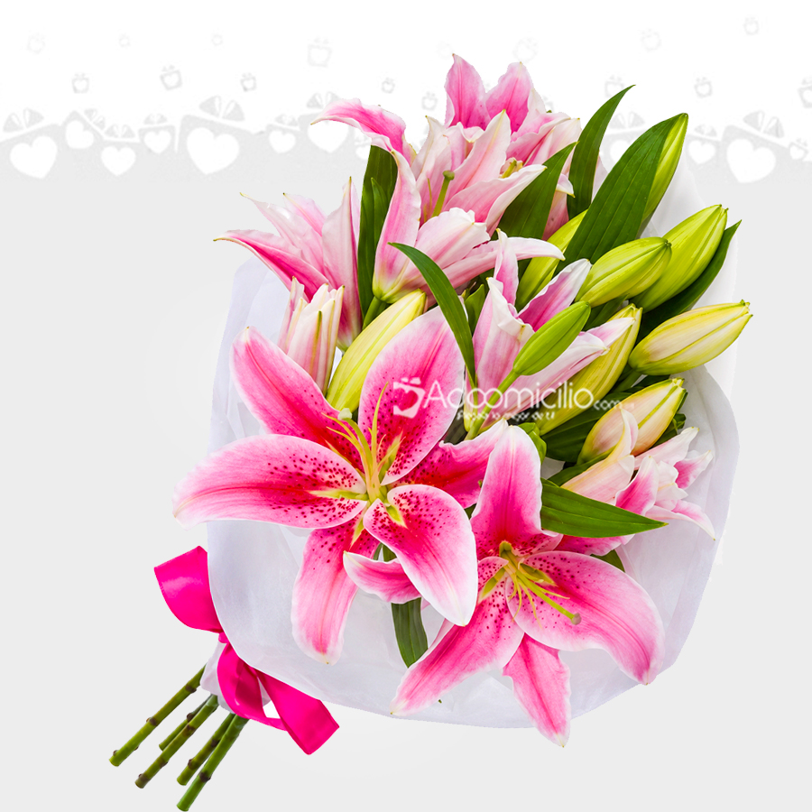 Bouquet De Lirios A Domicilio En Cali 