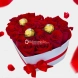 Corazón De Rosas Y Chocolates Para El Día De Amor Y Amistad A Domicilio En Cali 