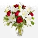 Lirios Y Rosas Rojas En Florero A Domicilio En Cali 