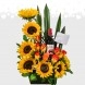 Girasoles Con Vino Para San Valentín A Domicilio En Bogotá 