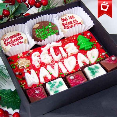 Regalos de Navidad a Domicilio en Medellín Caja de Chocolates Pedido con 1 Día de Anticipado