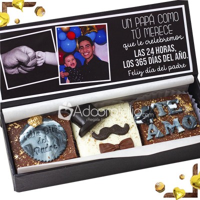Brownies Chocolatos Regalos Dia Del Padre A Domicilio En Medellin Pedido Con Un Dia De Anticipado