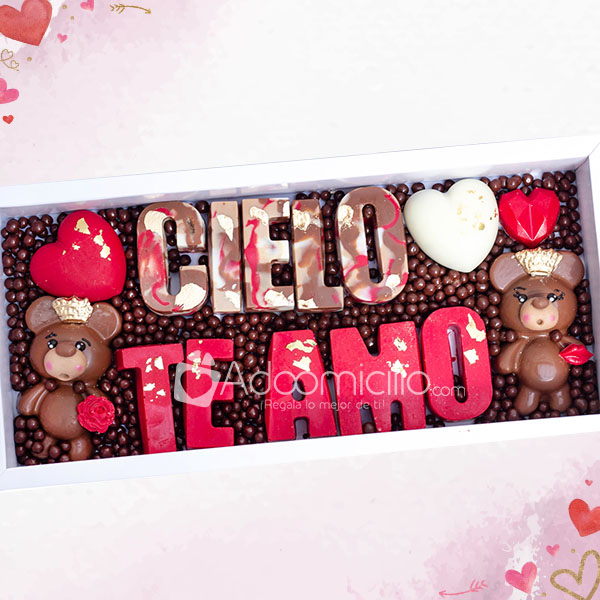 Cielo Te Amo Regalos De Chocolate Amor Y Amistad A Domicilio En Medellin Pedido Con Dos Dias De Anticipado