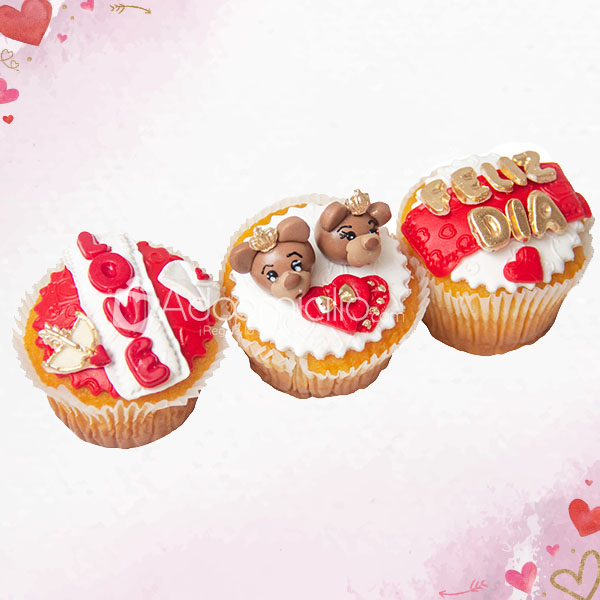 Amor Y Amistad Cupcakes Por 3 Unidades A Domicilio En Medellin Pedido Con Un Dia De Anticipado