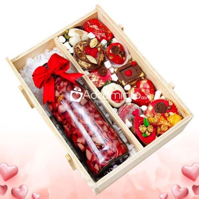 Sangria Y Chocolates Regalos San Valentin A Domicilio En Medellin Pedido Con 1 Dia De Anticipado