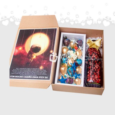 Coincidir Fresas con chocolates Pedido con 1 día anticipado 