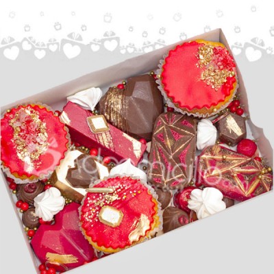Regalo Con Cupcakes Y Chocolates Para San Valentín A Domicilio En Medellín Pedido Con 1 Día De Anticipación