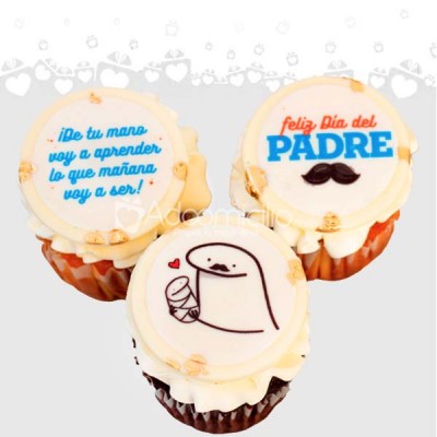 Cupcakes X3 Para El Día Del Padre A Domicilio En Medellín Pedido Con 1 Día De Anticipación 