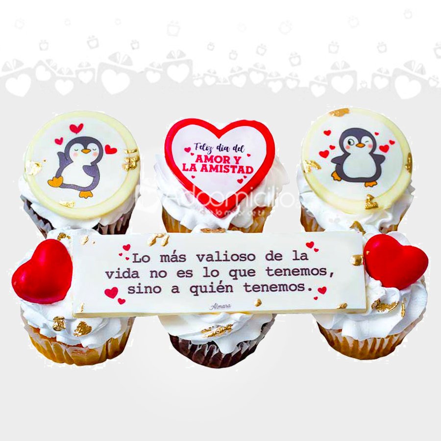 Cupcakes Para Amor Y Amistad X6 A Domicilio En Medellín Pedido Con 2 Días De Anticipación