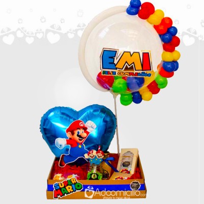 Regalo Dulce para celebrar temática Mario a domicilio pedido con 1 día de anticipación 