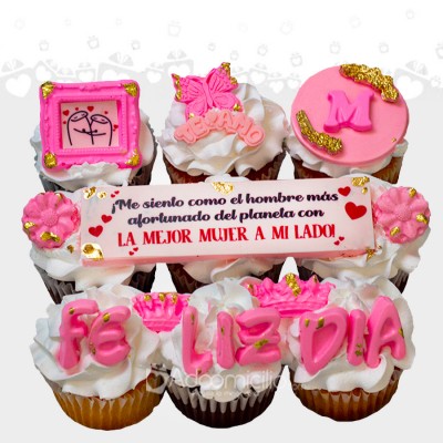 Cupcakes Del Día De La Mujer X9 A Domicilio En Medellín Pedido Con Dos Días De Anticipación 