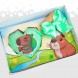 Corazón De Chocolate Rompible Temática De Capibara A Domicilio En Medellín Pedido Con Un Día De Anticipación 